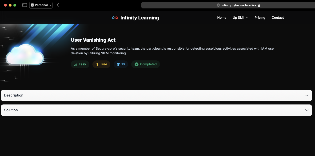 Labs Documentation : User Vanishing Act